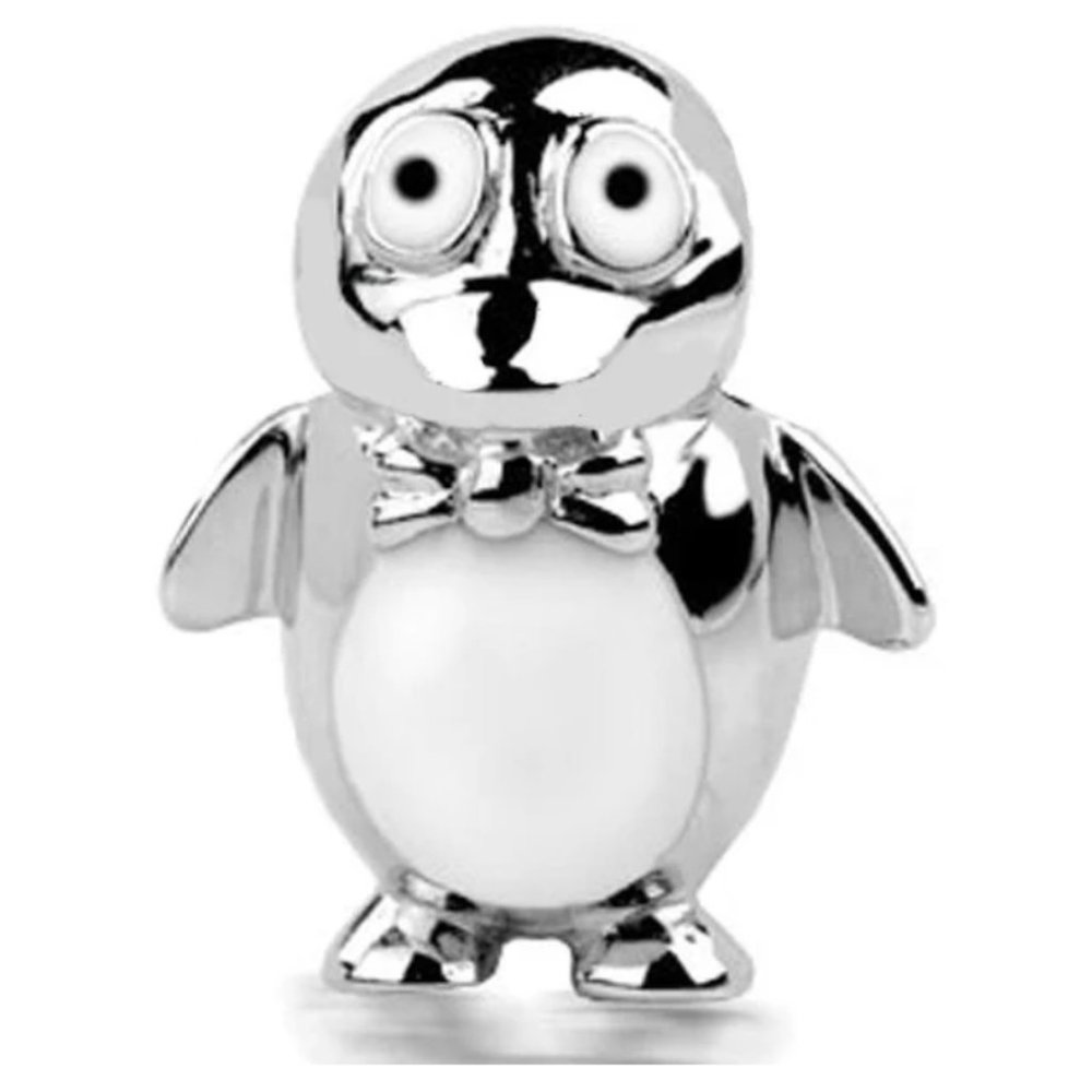 Sterling Silver Penguin Charm for Pandora Bracelet